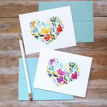Load image into Gallery viewer, Notecard with Envelope: Hearts in Bloom - Common Room PH