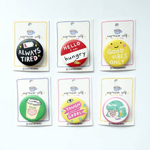 Load image into Gallery viewer, Espresso Self Button Pin - Common Room PH