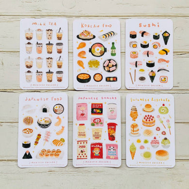 Sticker Sheet: Asian Food - Common Room PH