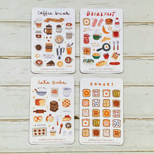 Load image into Gallery viewer, Sticker Sheet: Food - Common Room PH