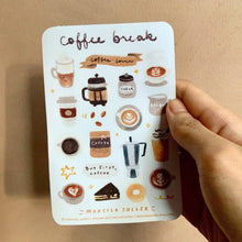 Load image into Gallery viewer, Sticker Sheet: Food - Common Room PH