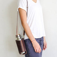 Load image into Gallery viewer, Leather Bottle Holder - Common Room PH