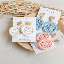 Load image into Gallery viewer, Crochet Disk Earrings - Common Room PH