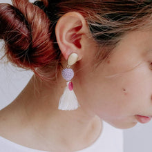 Load image into Gallery viewer, Crochet Tassel Earrings - Common Room PH