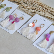 Load image into Gallery viewer, Crochet Tassel Earrings - Common Room PH