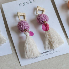 Load image into Gallery viewer, Crochet Tassel Earrings - Common Room PH
