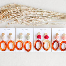 Load image into Gallery viewer, Crochet with Acrylic Drop Earrings - Common Room PH