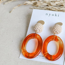 Load image into Gallery viewer, Crochet with Acrylic Drop Earrings - Common Room PH