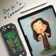 Load image into Gallery viewer, Custom Animal Crossing Inspired Portrait by Jas - Common Room PH