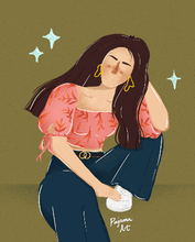 Load image into Gallery viewer, Custom Illustration by Jas of Pajama Art - Common Room PH