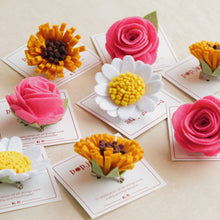 Load image into Gallery viewer, Felt Flower Pins - Common Room PH