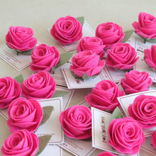 Load image into Gallery viewer, Pink Rose Felt Pin - Common Room PH
