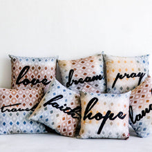 Load image into Gallery viewer, Printed Word Pillows in Tribal Patterns - Common Room PH