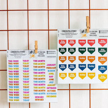 Load image into Gallery viewer, DIY Sticker Sheet: Days - Common Room PH