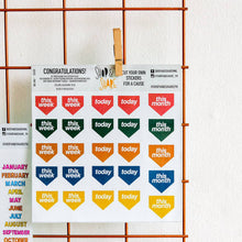 Load image into Gallery viewer, DIY Sticker Sheet: Days - Common Room PH
