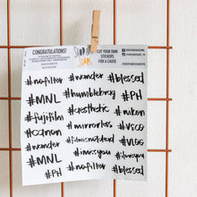 Load image into Gallery viewer, DIY Sticker Sheet: Inspirational Words - Common Room PH