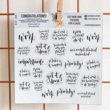 Load image into Gallery viewer, DIY Sticker Sheet: Inspirational Words - Common Room PH
