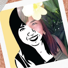 Load image into Gallery viewer, Custom Portrait Stencil Art by The Cork Project - Common Room PH