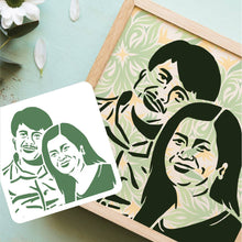 Load image into Gallery viewer, Custom Portrait Stencil Art by The Cork Project - Common Room PH