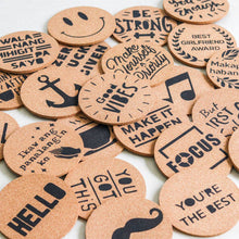 Load image into Gallery viewer, Printed Cork Coaster: Circle - Common Room PH