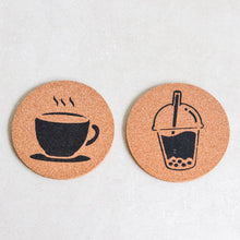Load image into Gallery viewer, Printed Cork Coaster: Circle - Common Room PH