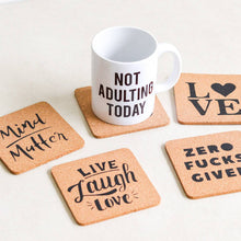 Load image into Gallery viewer, Printed Cork Coaster: Square - Common Room PH