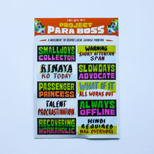 Load image into Gallery viewer, Jeepney Signage Sticker Sheets
