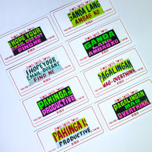 Load image into Gallery viewer, Jeepney Signage Vinyl Glossy Sticker Singles | Small
