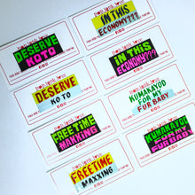 Load image into Gallery viewer, Jeepney Signage Vinyl Glossy Sticker Singles | Small
