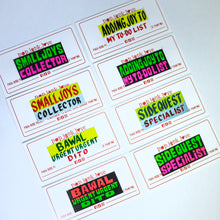 Load image into Gallery viewer, Jeepney Signage Vinyl Glossy Sticker Singles | Small
