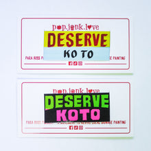 Load image into Gallery viewer, Jeepney Signage Vinyl Glossy Sticker Singles | Small
