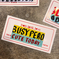 Jeepney Signage Vinyl Glossy Sticker Singles | Large
