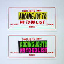 Load image into Gallery viewer, Jeepney Signage Vinyl Glossy Sticker Singles | Small

