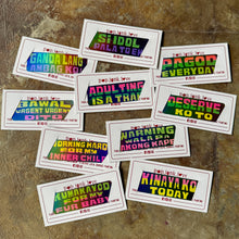 Load image into Gallery viewer, Jeepney Signage Holo Sticker Singles | Small
