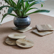 Bamboo Coaster Set