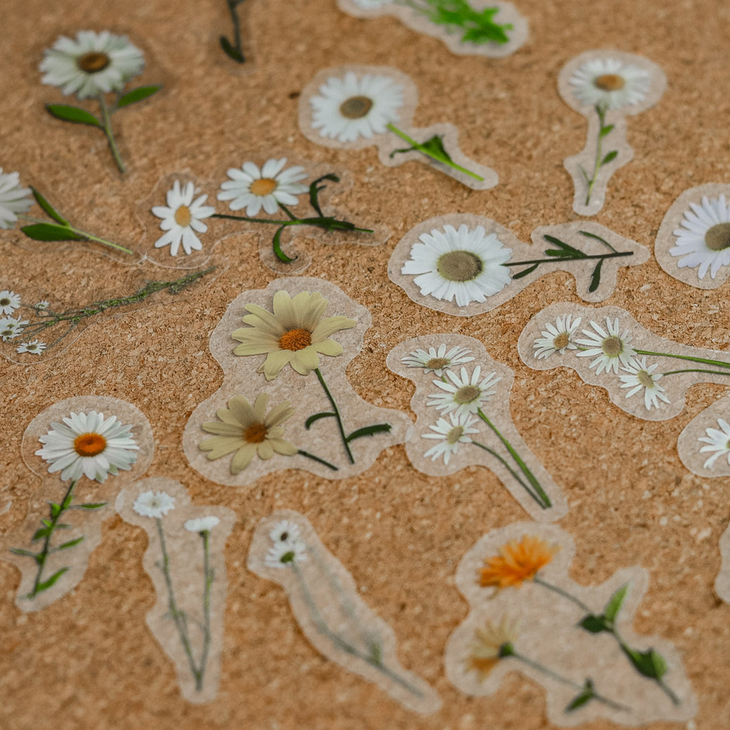Clear Deco Sticker Packs | Flowers & Nature