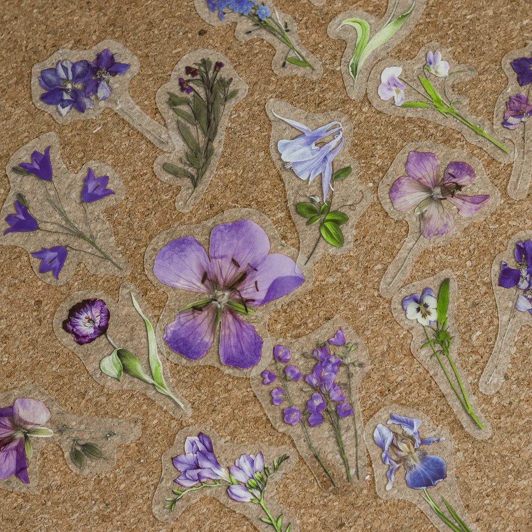 Clear Deco Sticker Packs | Flowers & Nature
