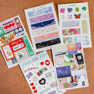 Peel-Off Journal Sticker Sheets
