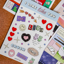 Load image into Gallery viewer, Peel-Off Journal Sticker Sheets
