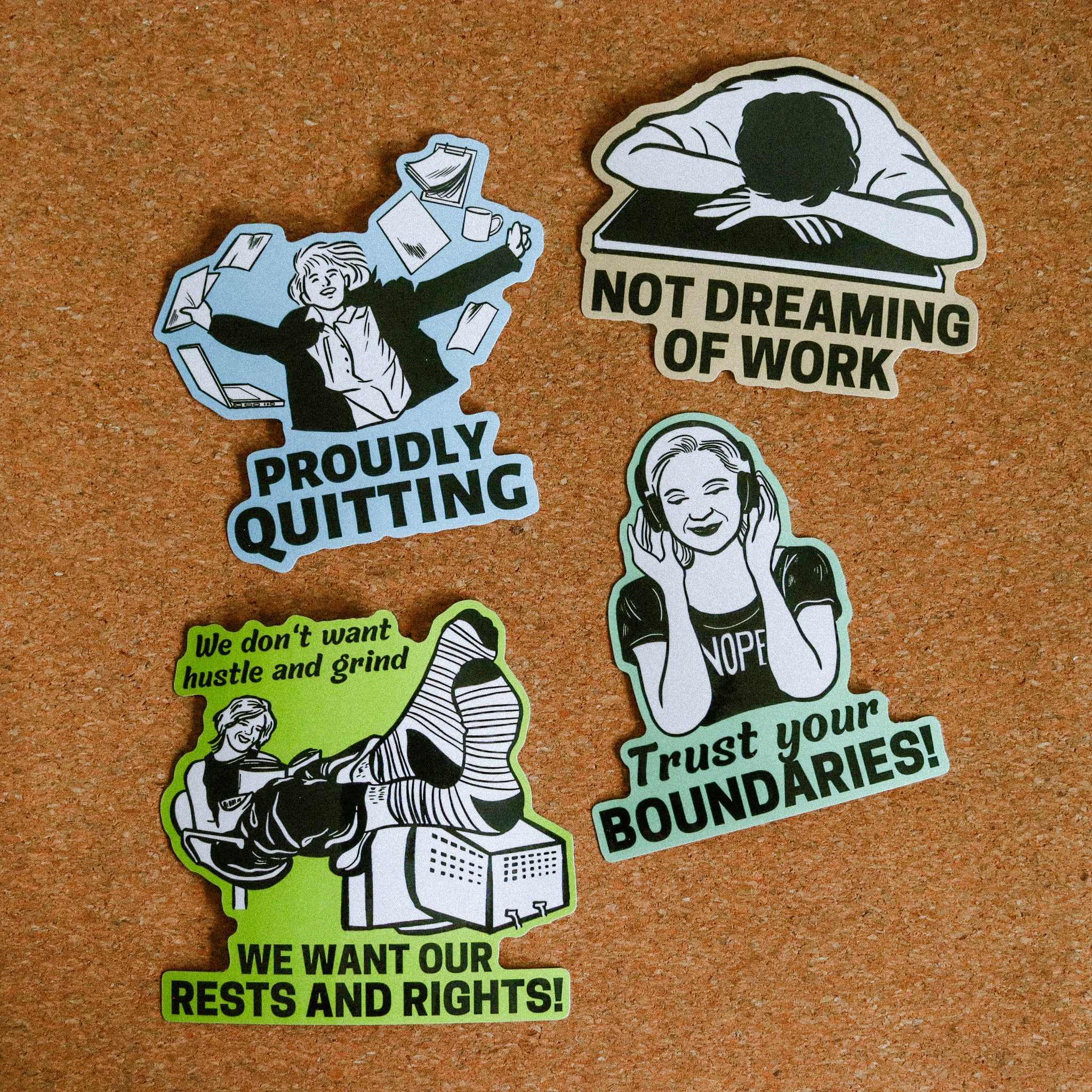 Individual Work Stickers Stickers | Work – Common Room PH