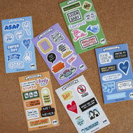 Fandom Sticker Sheets