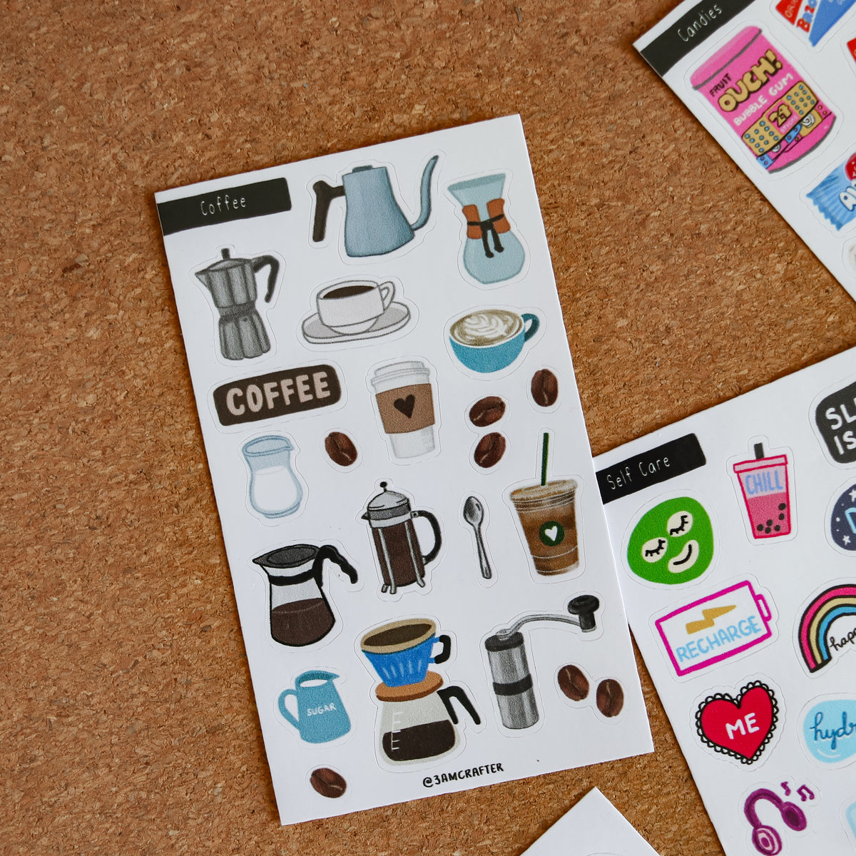 Self-care Sticker Sheets – Common Room PH