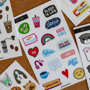 Self-care Sticker Sheets