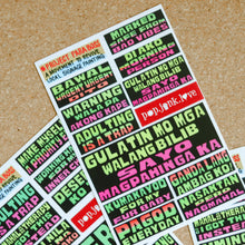 Load image into Gallery viewer, Jeepney Signage Sticker Sheets
