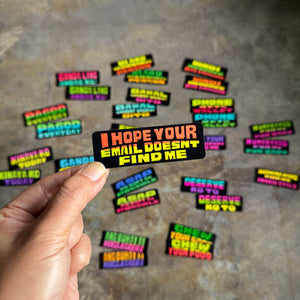 Jeepney Signage Vinyl Glossy Sticker Singles | Small