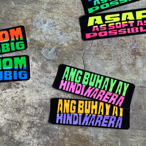 Jeepney Signage Vinyl Glossy Sticker Singles | Small