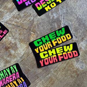 Jeepney Signage Vinyl Glossy Sticker Singles | Small