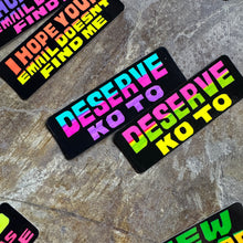 Load image into Gallery viewer, Jeepney Signage Vinyl Glossy Sticker Singles | Small
