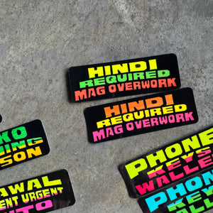Jeepney Signage Vinyl Glossy Sticker Singles | Small