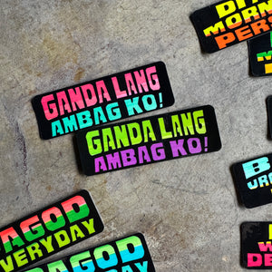 Jeepney Signage Vinyl Glossy Sticker Singles | Small